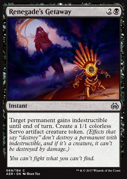 Renegade's Getaway - Aether Revolt (Common) [AER-69] Imagen principal del producto
