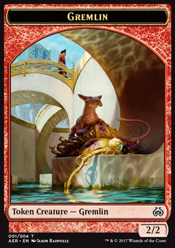 Gremlin Token (Red 2/2) - Aether Revolt (Token) [AER-T01]