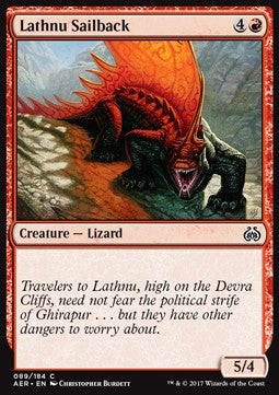 Lathnu Sailback - Aether Revolt (Common) [AER-89] Immagine principale del prodotto