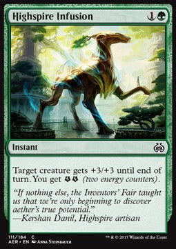 Highspire Infusion - Aether Revolt (Common) [AER-111]