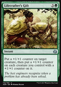 Lifecrafter's Gift - Aether Revolt (Uncommon) [AER-114] Hover Image