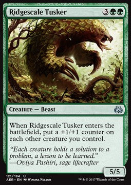 Ridgescale Tusker - Aether Revolt (Uncommon) [AER-121] Imagen principal del producto