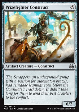 Prizefighter Construct - Aether Revolt (Common) [AER-172] Hover Image