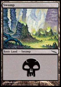 Swamp (V.1) - Mirrodin (Land) [MRD-295]