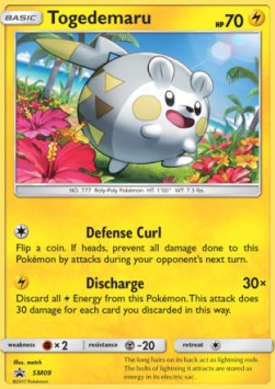 Togedemaru - SM Black Star Promos (Promo) [SM-09] Main image