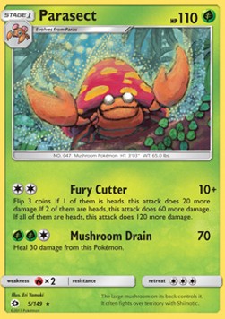 Parasect - Sun & Moon (Rare) [SUM-5] Main image