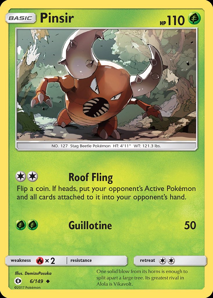 Pinsir - Sun & Moon (Uncommon) [SUM-6] Hoofdafbeelding