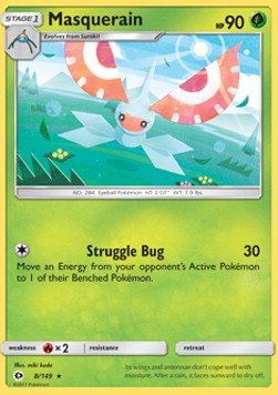 Masquerain - Sun & Moon (Rare) [SUM-8] Hover Image