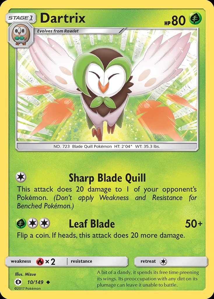 Dartrix - Sun & Moon (Uncommon) [SUM-10] Immagine principale del prodotto