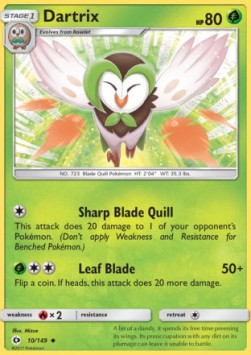 Dartrix - Sun & Moon (Uncommon) [SUM-10] Hover Image