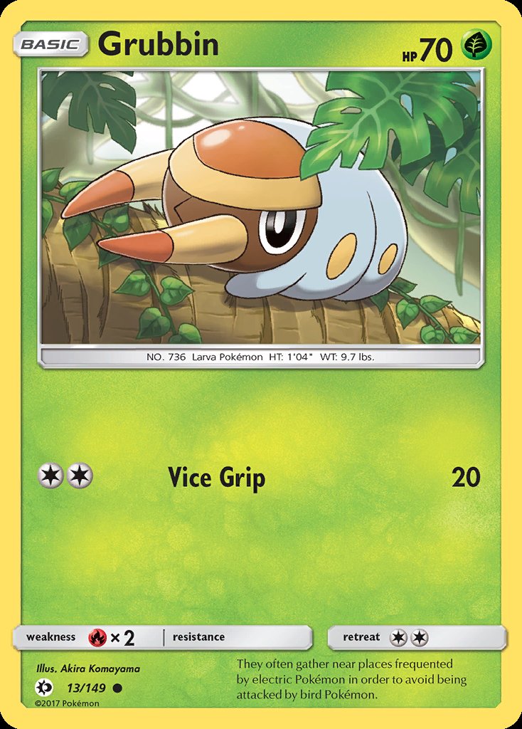 Grubbin - Sun & Moon (Common) [SUM-13] Image principale du produit