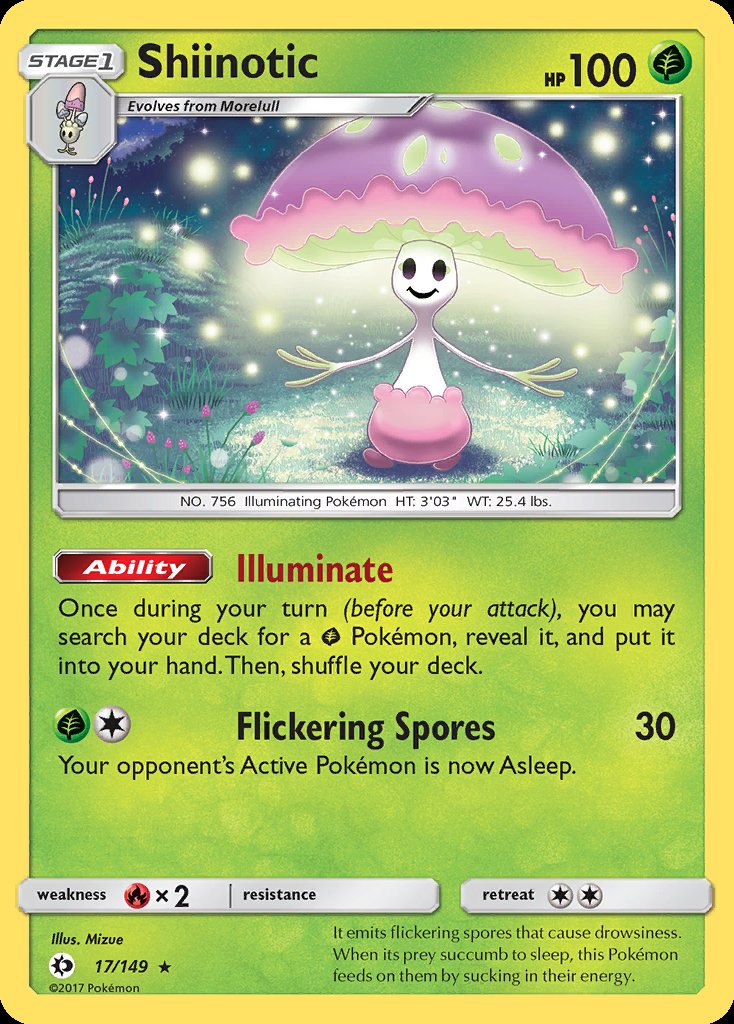 Shiinotic - Sun & Moon (Holo Rare) [SUM-17] Hoofdafbeelding