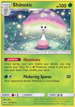 Shiinotic - Sun & Moon (Holo Rare) [SUM-17]