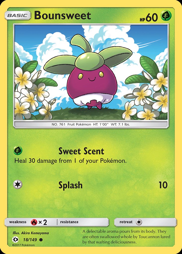 Bounsweet - Sun & Moon (Common) [SUM-18] Hoofdafbeelding