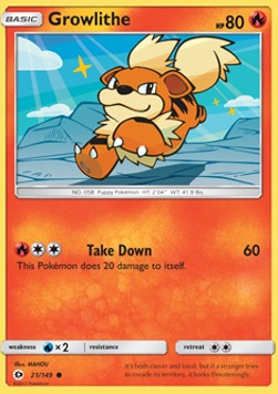 Growlithe - Sun & Moon (Common) [SUM-21] Hover Image