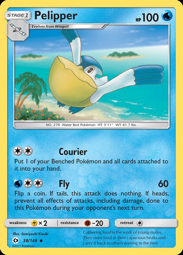 Pelipper - Sun & Moon (Uncommon) [SUM-38] Immagine principale del prodotto