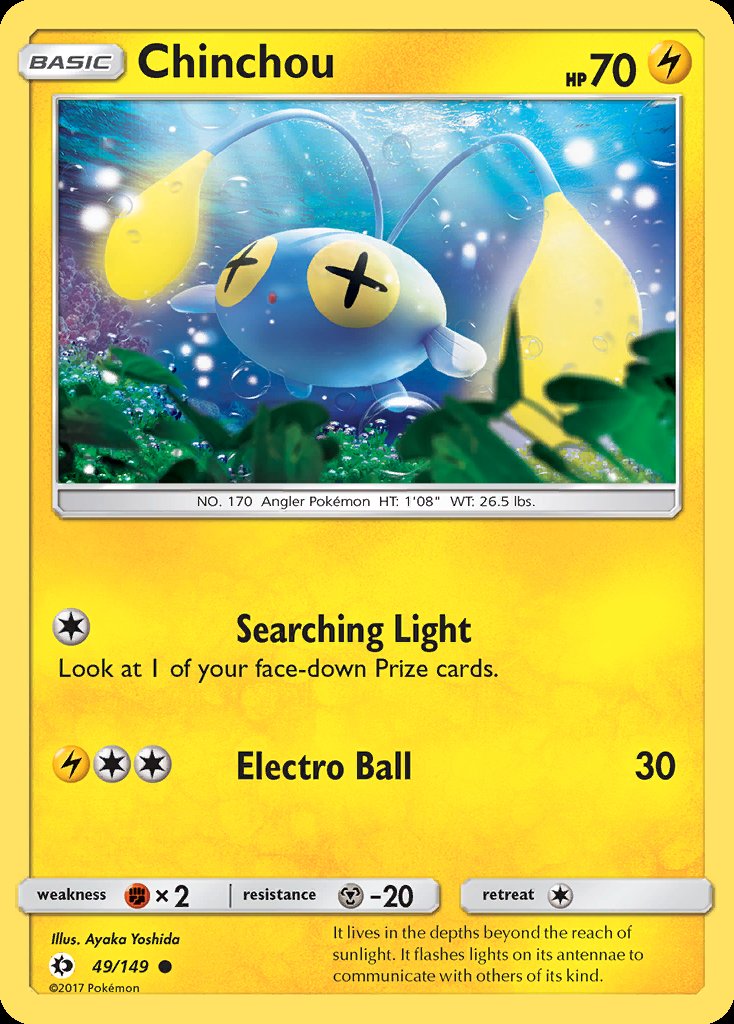 Chinchou - Sun & Moon (Common) [SUM-49] Immagine principale del prodotto