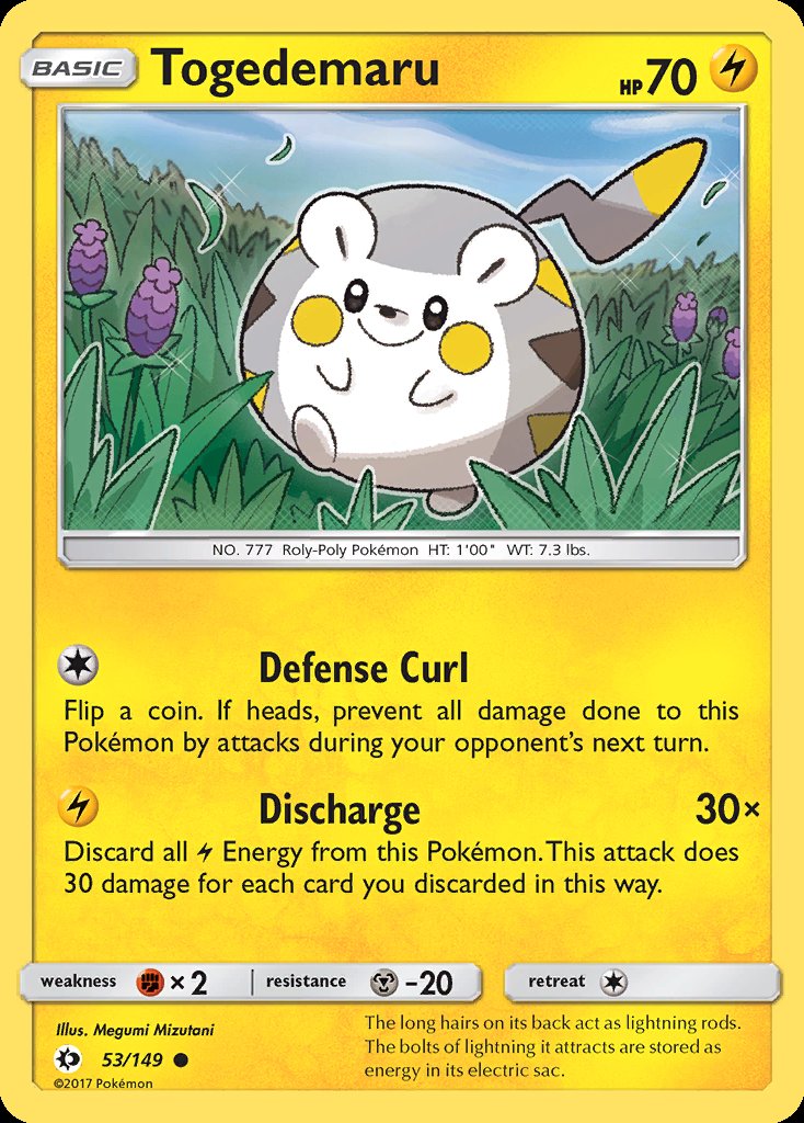 Togedemaru - Sun & Moon (Common) [SUM-53] Immagine principale del prodotto