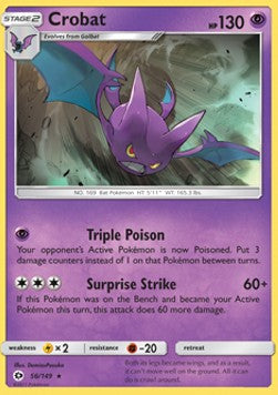 Crobat - Sun & Moon (Holo Rare) [SUM-56] Main image