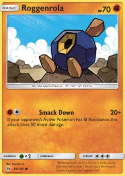 Roggenrola - Sun & Moon (Common) [SUM-69] Hauptbild