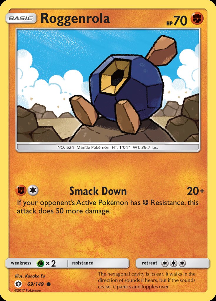 Roggenrola - Sun & Moon (Common) [SUM-69] Image principale du produit