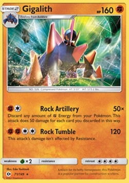 Gigalith - Sun & Moon (Holo Rare) [SUM-71] Hover Image