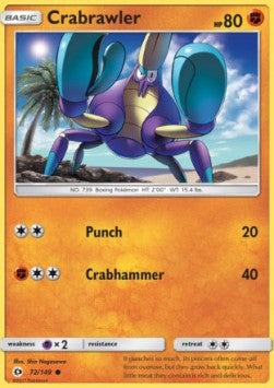 Crabrawler - Sun & Moon (Common) [SUM-72] Imagen principal del producto