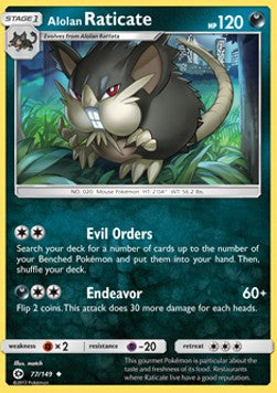 Alolan Raticate - Sun & Moon (Uncommon) [SUM-77] Imagen principal del producto