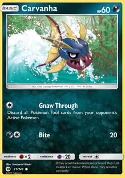 Carvanha - Sun & Moon (Common) [SUM-81] Hover Image