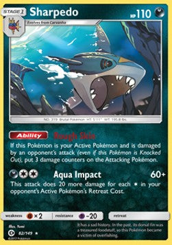 Sharpedo - Sun & Moon (Holo Rare) [SUM-82] Hover Image