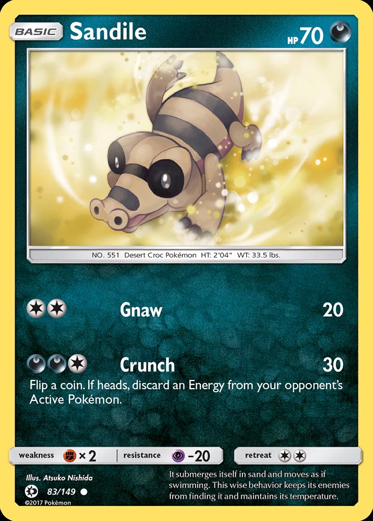 Sandile - Sun & Moon (Common) [SUM-83] Immagine principale del prodotto