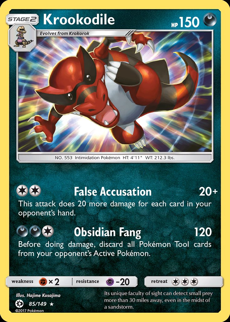 Krookodile - Sun & Moon (Holo Rare) [SUM-85] Immagine principale del prodotto