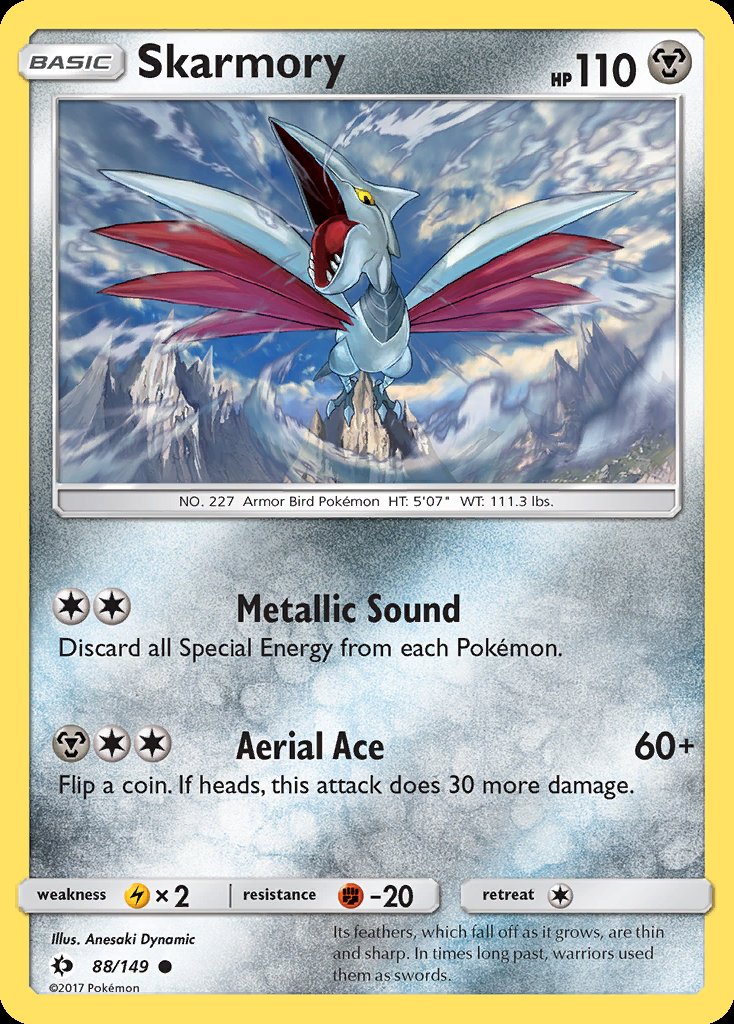 Skarmory - Sun & Moon (Common) [SUM-88] Image principale du produit