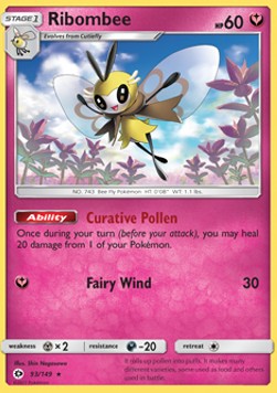 Ribombee - Sun & Moon (Holo Rare) [SUM-93]