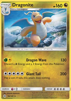 Dragonite - Sun & Moon (Holo Rare) [SUM-96] Hover Image