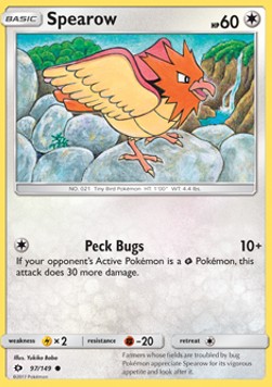 Spearow - Sun & Moon (Common) [SUM-97] Hover Image