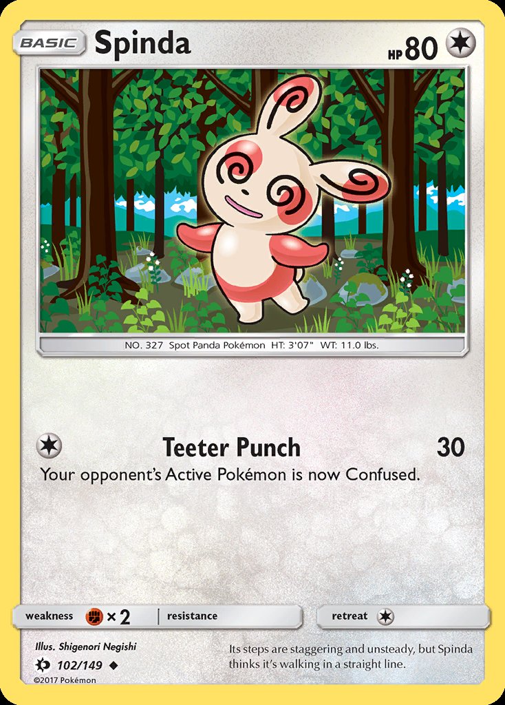 Spinda - Sun & Moon (Uncommon) [SUM-102] Hoofdafbeelding