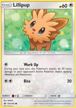 Lillipup - Sun & Moon (Common) [SUM-103] Hover Image