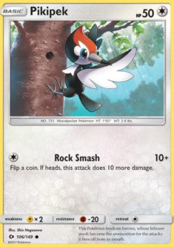 Pikipek - Sun & Moon (Common) [SUM-106] Hover Image