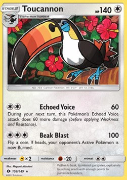 Toucannon - Sun & Moon (Rare) [SUM-108] Main image