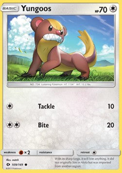 Yungoos - Sun & Moon (Common) [SUM-109] Main image