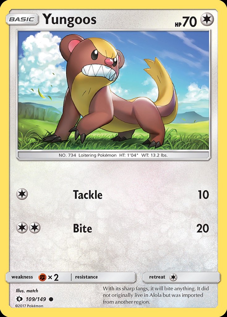 Yungoos - Sun & Moon (Common) [SUM-109] Immagine principale del prodotto