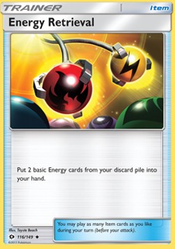Energy Retrieval - Sun & Moon (Uncommon) [SUM-116] Main image