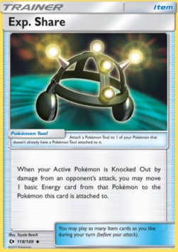 Exp. Share - Sun & Moon (Uncommon) [SUM-118] Main image
