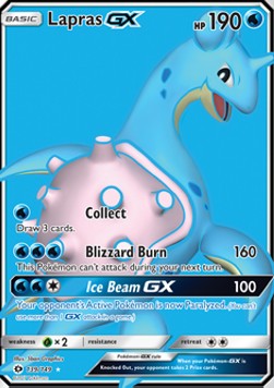 Lapras GX - Sun & Moon (Ultra Rare) [SUM-139] Main image