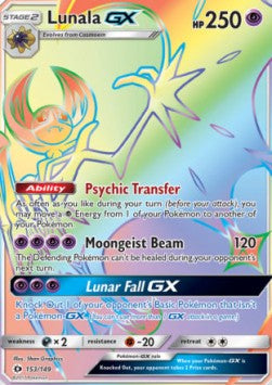Lunala GX - Sun & Moon (Secret Rare) [SUM-153] Main image
