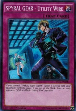 SPYRAL GEAR - Utility Wire - Raging Tempest (Super Rare) [RATE-088]