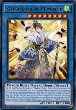 Shinobaron Peacock - Raging Tempest (Rare) [RATE-038] Immagine principale del prodotto