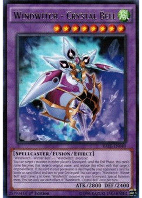 Windwitch - Crystal Bell — Raging Tempest (RATE-040) Yu-Gi-Oh! card Hauptbild