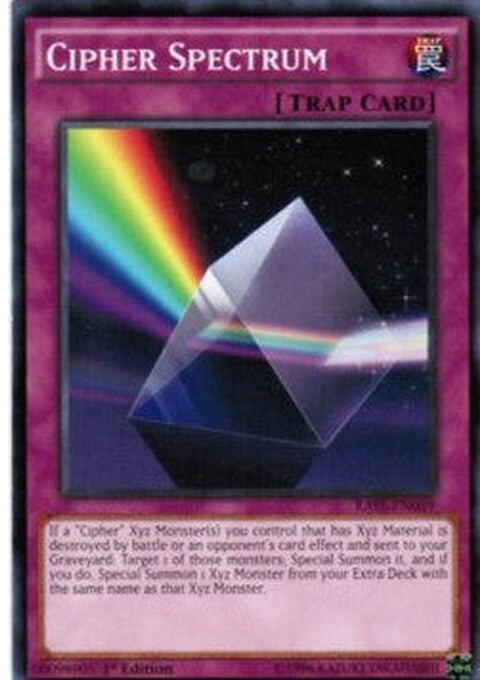 Cipher Spectrum — Raging Tempest (RATE-069) Yu-Gi-Oh! card Hauptbild